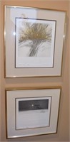 PAIR Voorhees signed LE framed art 14 x 14.25