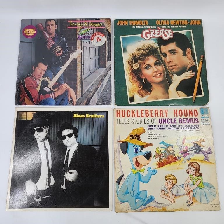 LENNY & SQUIGGY, BLUES BROTHERS, GREASE, LP RECORD