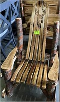 Amish made rocking chair deer