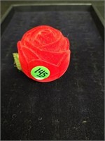 Rose Box with CZ Diamond Drop Earrings