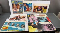 7pc Vtg Belgian Movie Posters