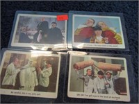 4-- 1959 THREE STOOGES COLLECTOR CARDS