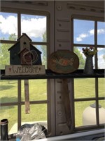 2 Welcome Signs, Aluminum Pitcher