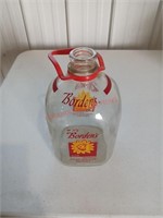 Glass Borden's  milk jar