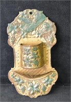 Embossed and Coloured Tin Match Holder