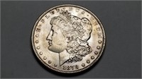 1878 Morgan Silver Dollar 7/8 TF