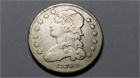 1836 Capped Bust Quarter Very Rare