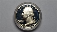 1976 S Silver Washington Quarter Gem Proof