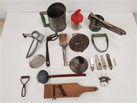 Collection of Vintage Kitchen Tools