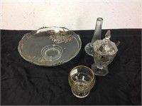 4 GLASS PIECES