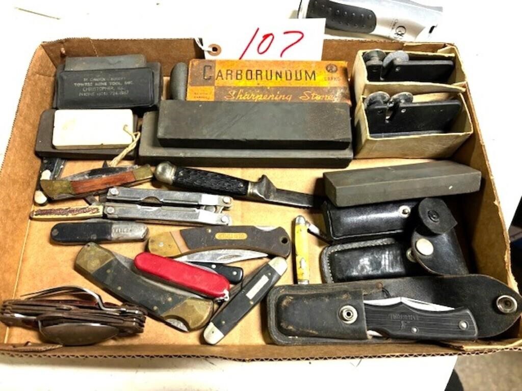 Pocket Knives & Sharpening Stones