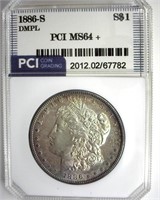 1886-S Morgan MS64+ DMPL LISTS $15750 Rare