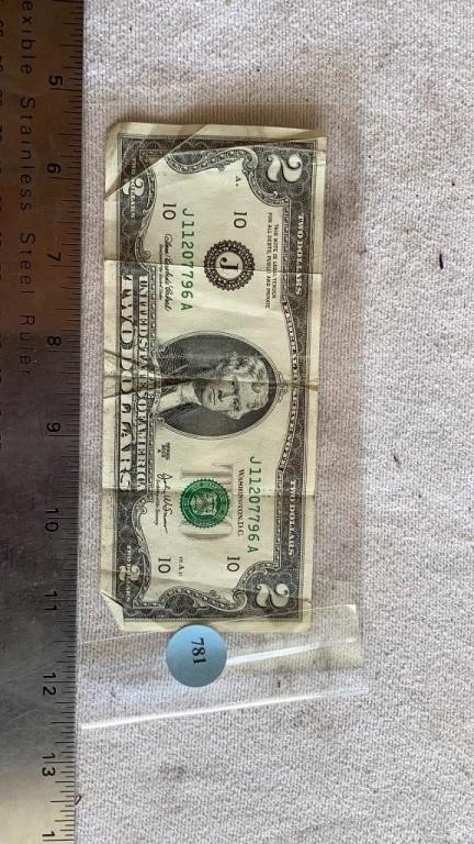 Series 2003 A $2 bill