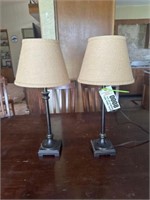 SET OF SIDE TABLE LAMPS