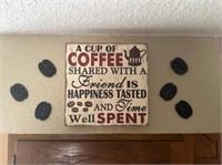 LOT OF MISC. COFFEE WALL DECOR SIGNS