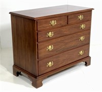 Henkel-Harris 5 drawer chest, Cherry, graduated