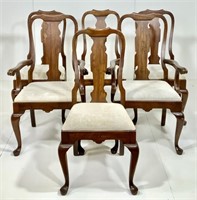 6 Henkel-Harris dining chairs, Cherry, Queen