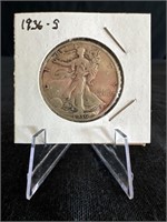 1936-S 1/2 Dollar