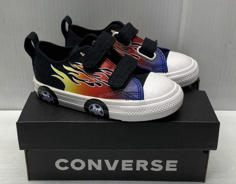 Sz 9 Kids Converse Shoes - NEW $45