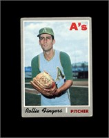 1970 Topps #502 Rollie Fingers VG to VG-EX+