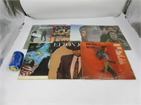 Disques vinyles 33T dont Elton John , Johnny Cash