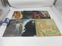 Disques vinyles 33T dont Bowie , Chicago et ++