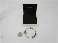 Authentique bracelet Pandora en argent 925