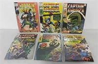 6 Marvel Comics group Captain America comics