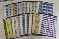 Full & Half Sheets of Stamps: