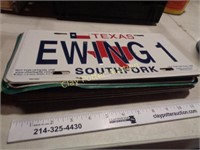 Collection of Assorted License Plates