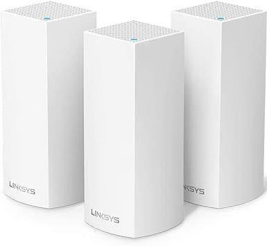 Linksys Velop Intelligent Mesh WiFi System, 3-Pack