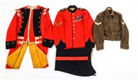 WWII CANADIAN DRESS & BATTLE DRESS UNIFORM LOT