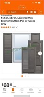 Louvered shutters