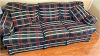 3-Cushion Plaid Sofa (Elder-Beerman)