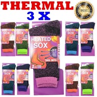 Lot of 12 Women Heated Thermal Socks