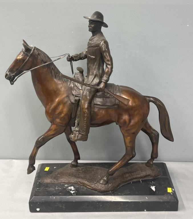 Western Bronze Sculpture Fred Hoppe