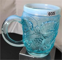 Blue Oplaescent Grapes Mug