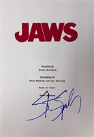 Jaws Steven Spielberg Autograph  Script Cover