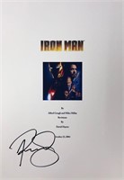 Iron Man Autograph  Script Cover