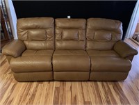 Brown Leather Sofa, Electric Recliners Brett’s