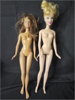 Two Vintage 1999 Barbie Dolls Mattel Toys
