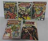 Five Marvel Daredevil Comics