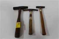 3 UPHOSTERY HAMMERS