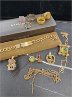 Variety Jewelry Lot Ballou 14k gold overlay ID