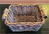 Wicker Handled Basket 10" x 10"
