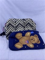 Overnight bag and USA bear tote