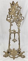 Ornate Metal Table Top Easel W/ Fairy