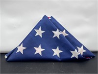 Folded flag American flag