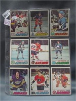 1977 OPC NHL collector cards