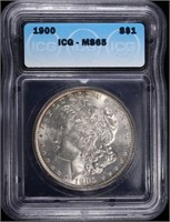 1900 MORGAN DOLLAR ICG MS65
